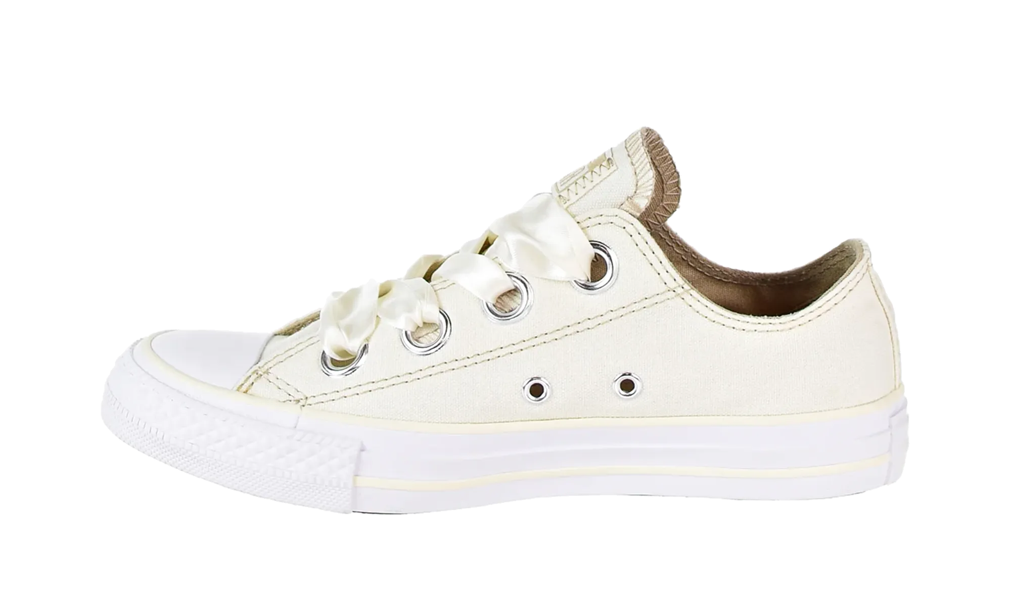 Chuck Taylor All Star Big Eyelets Ox WMNS "Egret/Vintage Khaki/White" Animal Touch