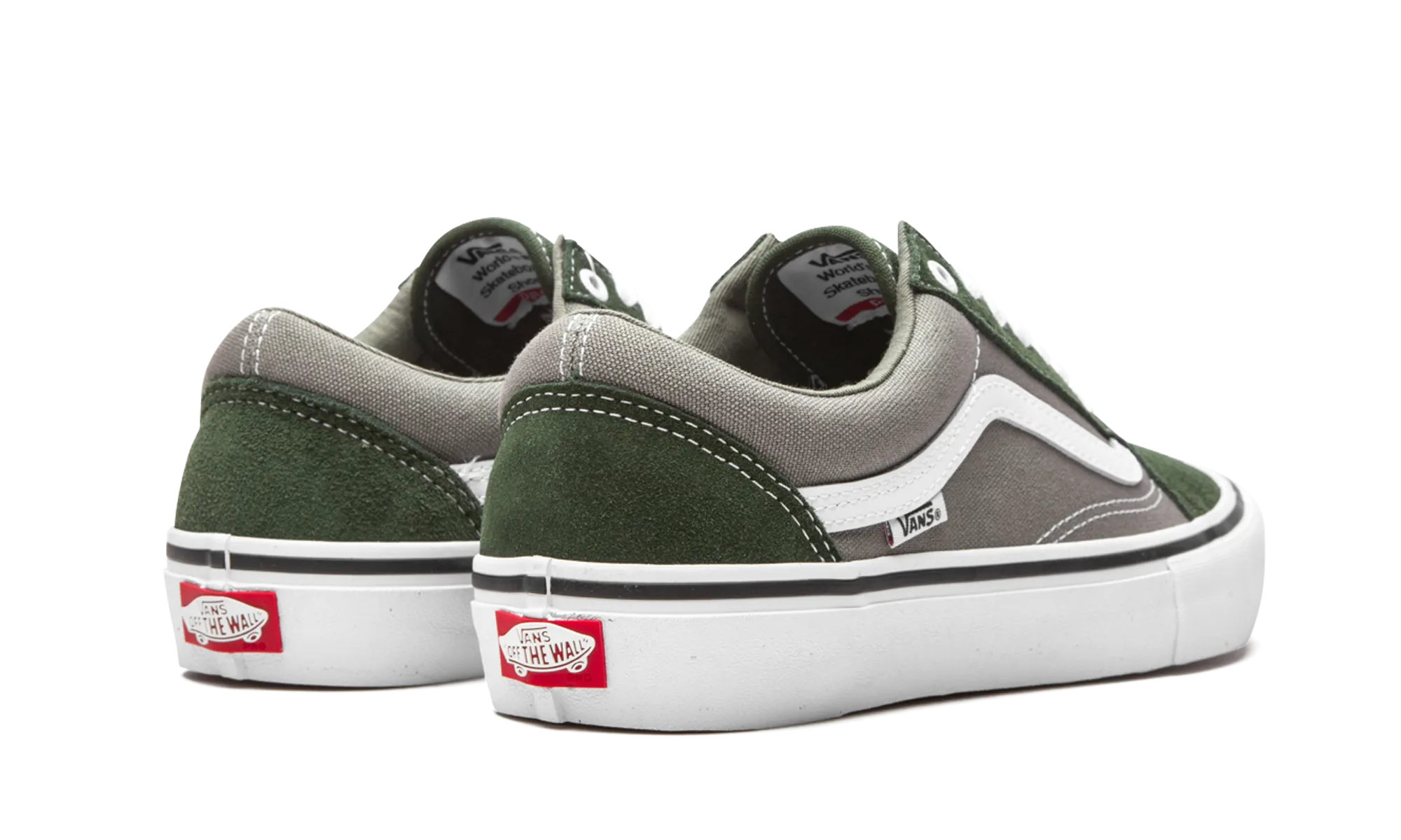 Suede Warm Old Skool Pro "Forest / Grey / White"