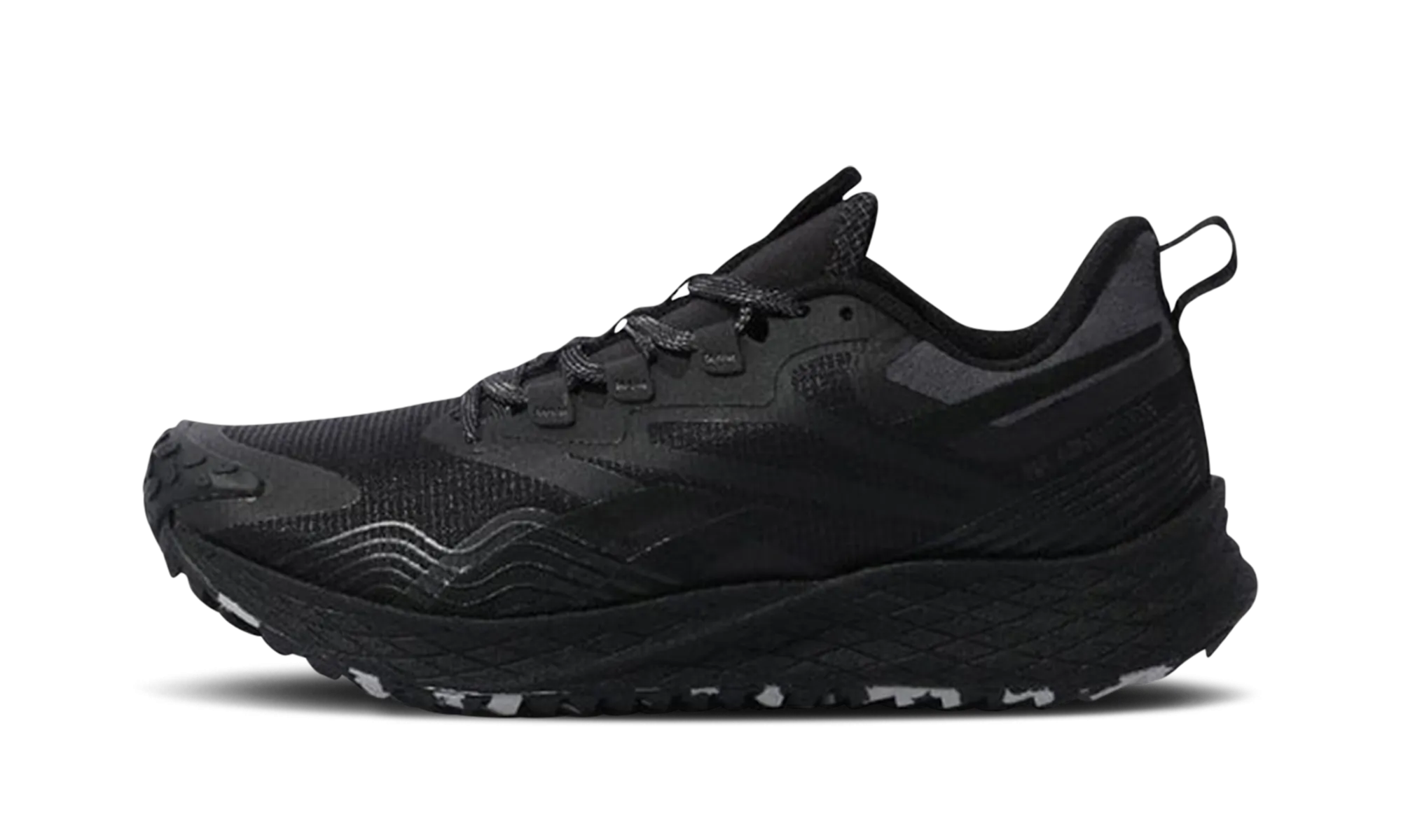 running on snow shoes Floatride Energy 4 Adventure "Black Pure Grey"