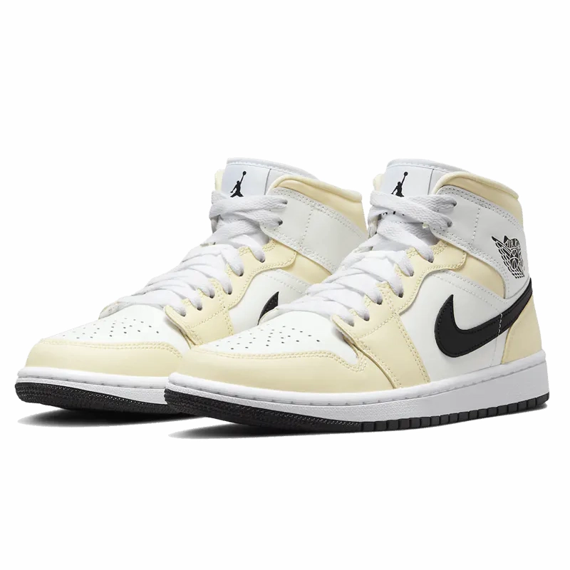 Air Jordan 1 Mid Coconut Milk speed development running shoe promotion Early morning essential