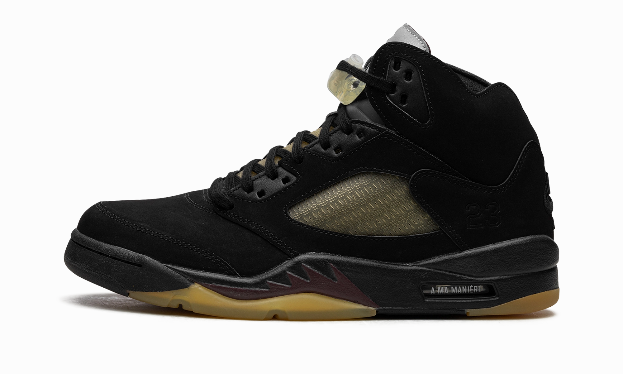 Air Jordan 5 "A Ma Manire- Black" breathable running choice