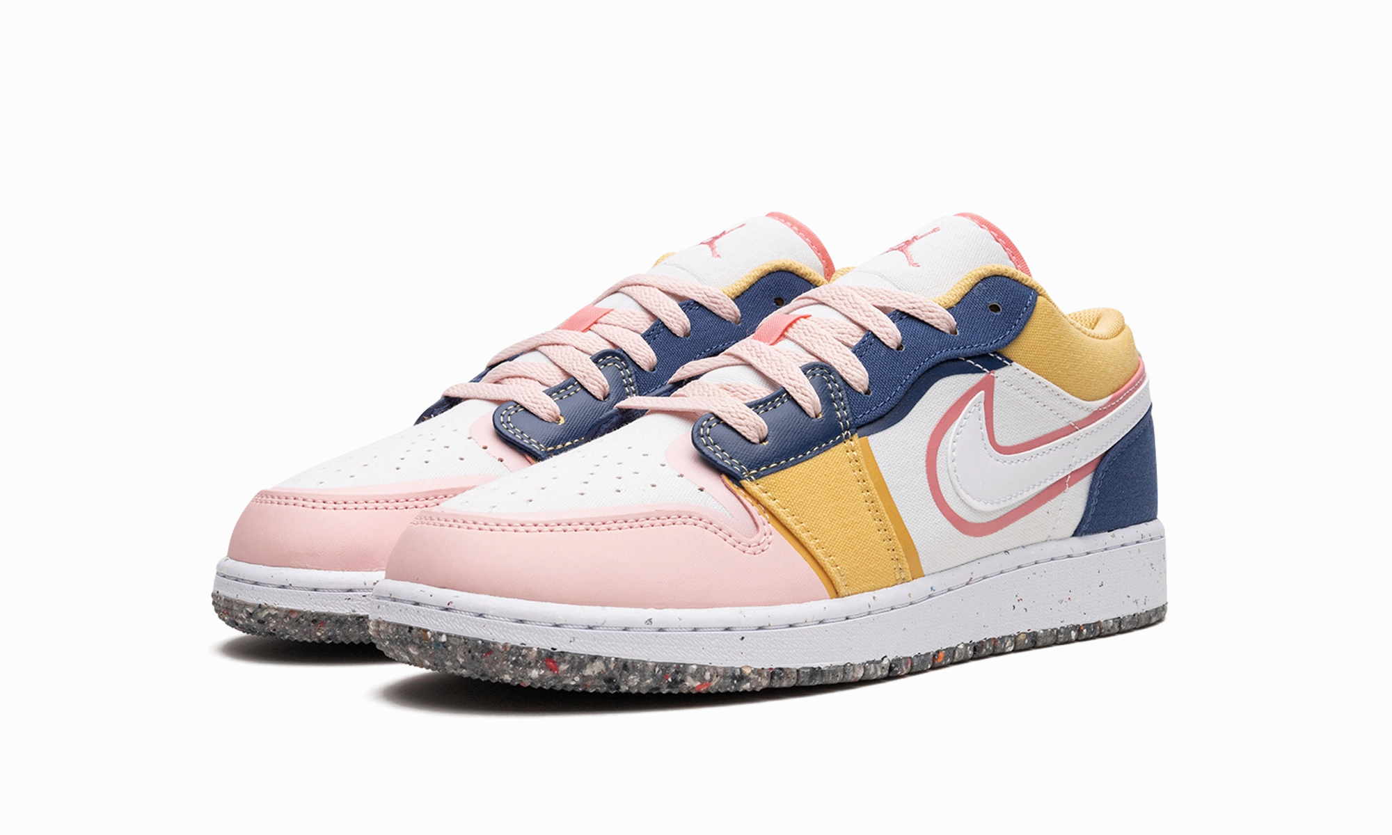 Air Jordan 1 Low SE GS "Multicolor Canvas" Worn Daily
