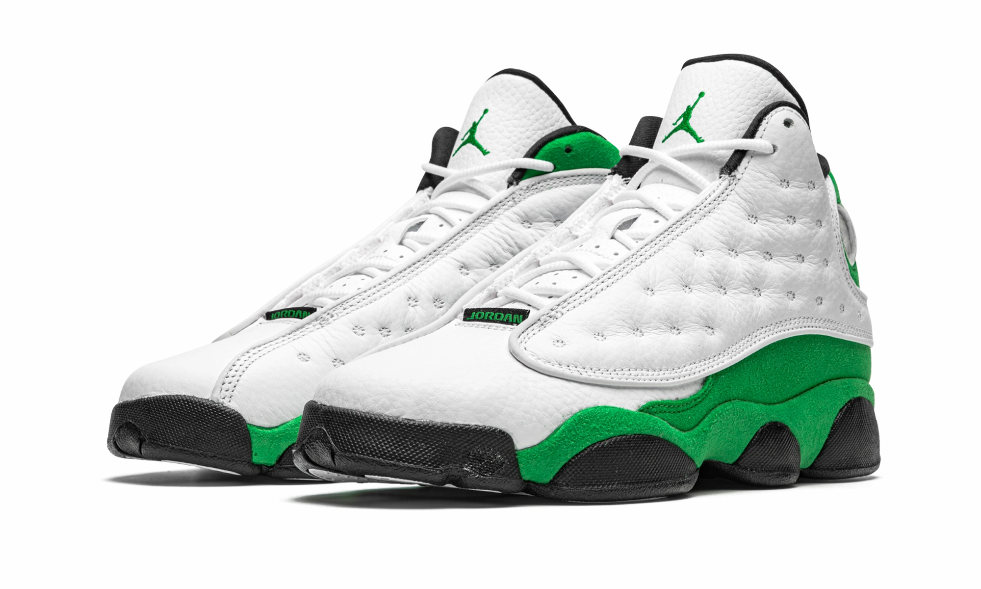 Running Vibe Padded cushioning Air Jordan 13 Retro GS "Lucky Green"