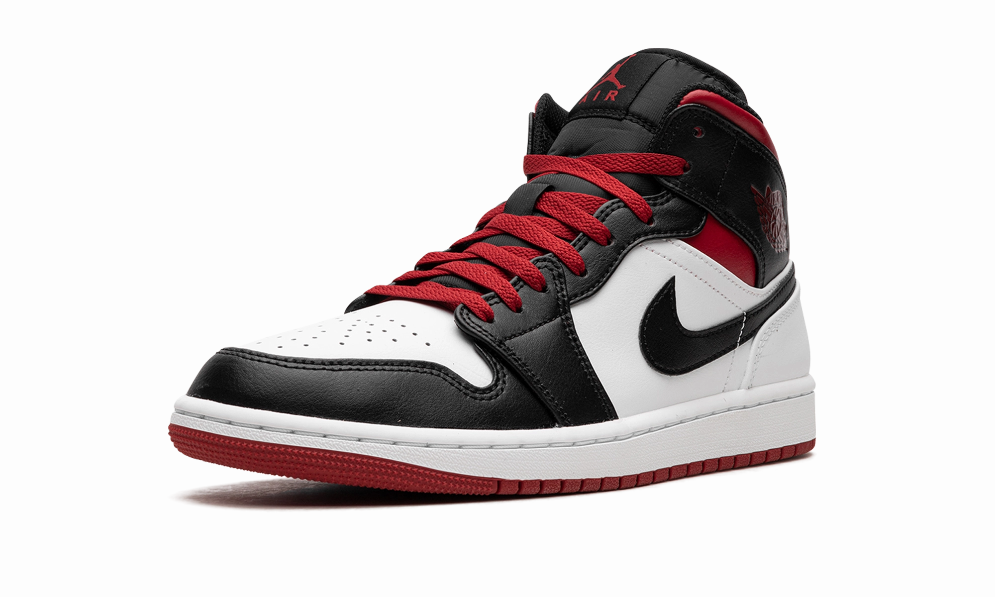 Outdoor Flex Smooth Design Air Jordan 1 Mid "Gym Red Black Toe"
