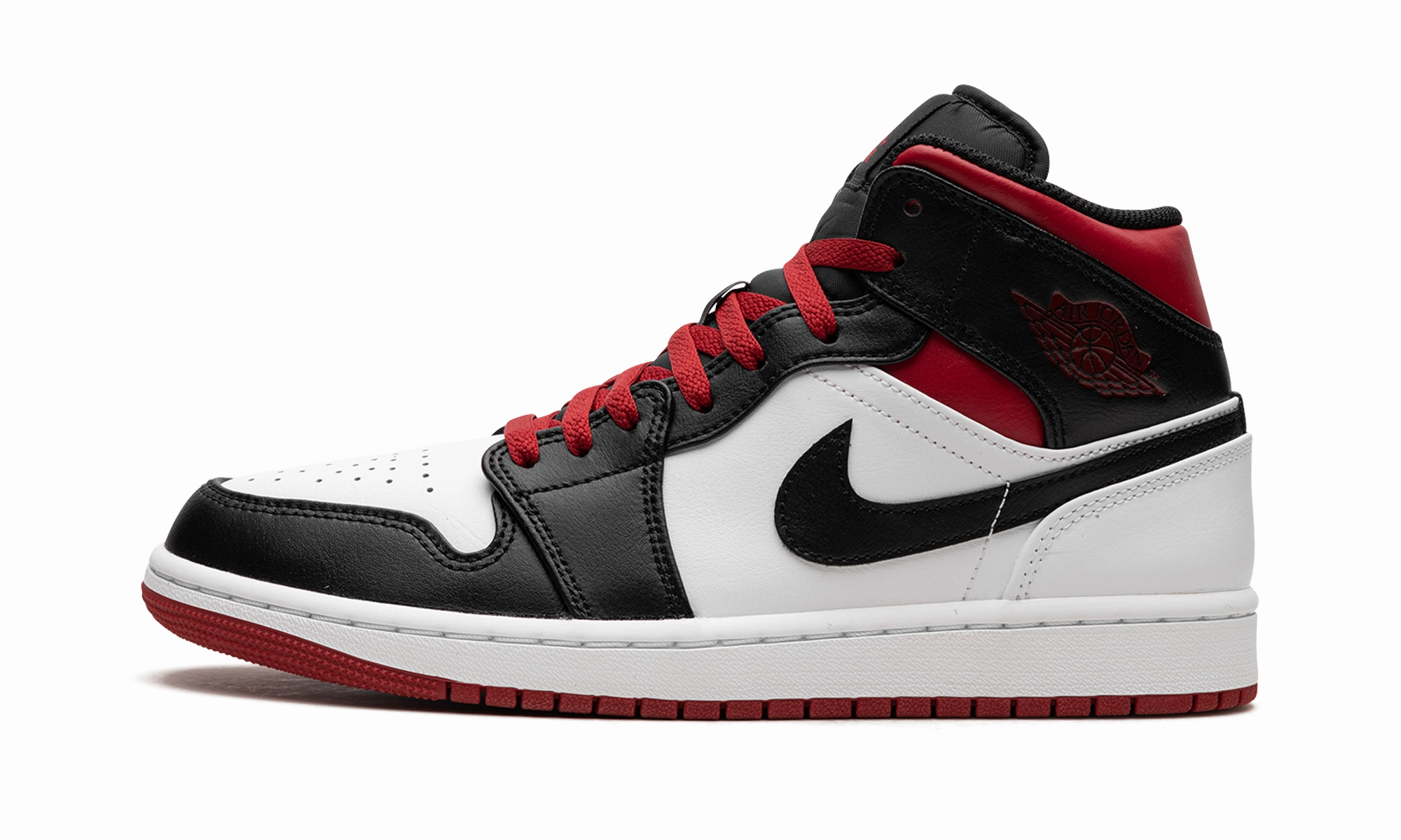 Air Jordan 1 Mid "Gym Red Black Toe" Jump High