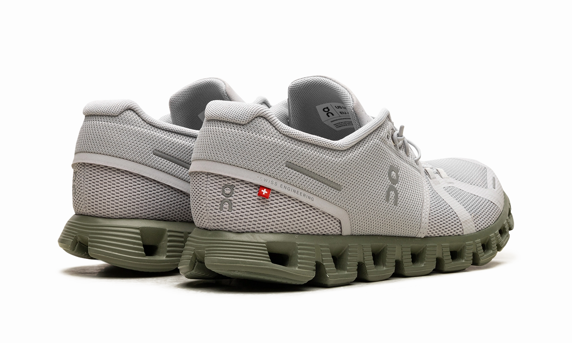 Cloud 5 "Glacier Grey Reseda Green" speed work shoe applicability