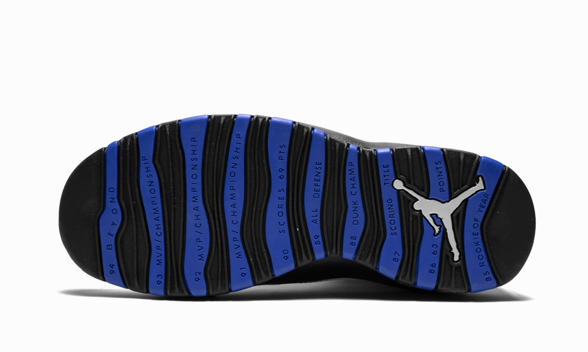 Air Jordan 10 Retro "Orlando" dot - pattern shoes