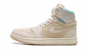 Air Jordan 1 WMNS "Coconut Milk / Light Dew" Outdoor Adventure Impact-absorbing durability