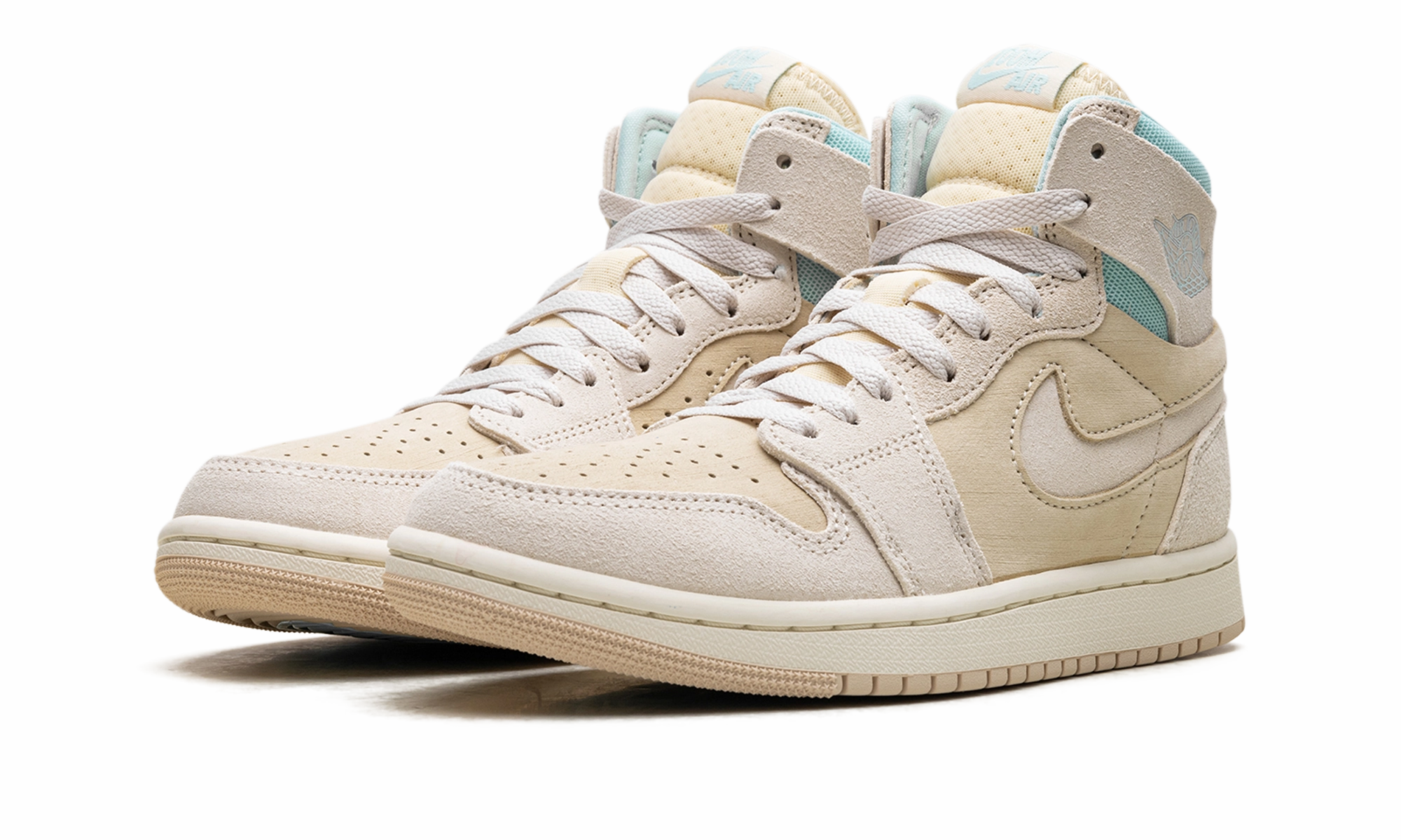 Air Jordan 1 WMNS "Coconut Milk / Light Dew" Lifestyle Wear Breath Ease