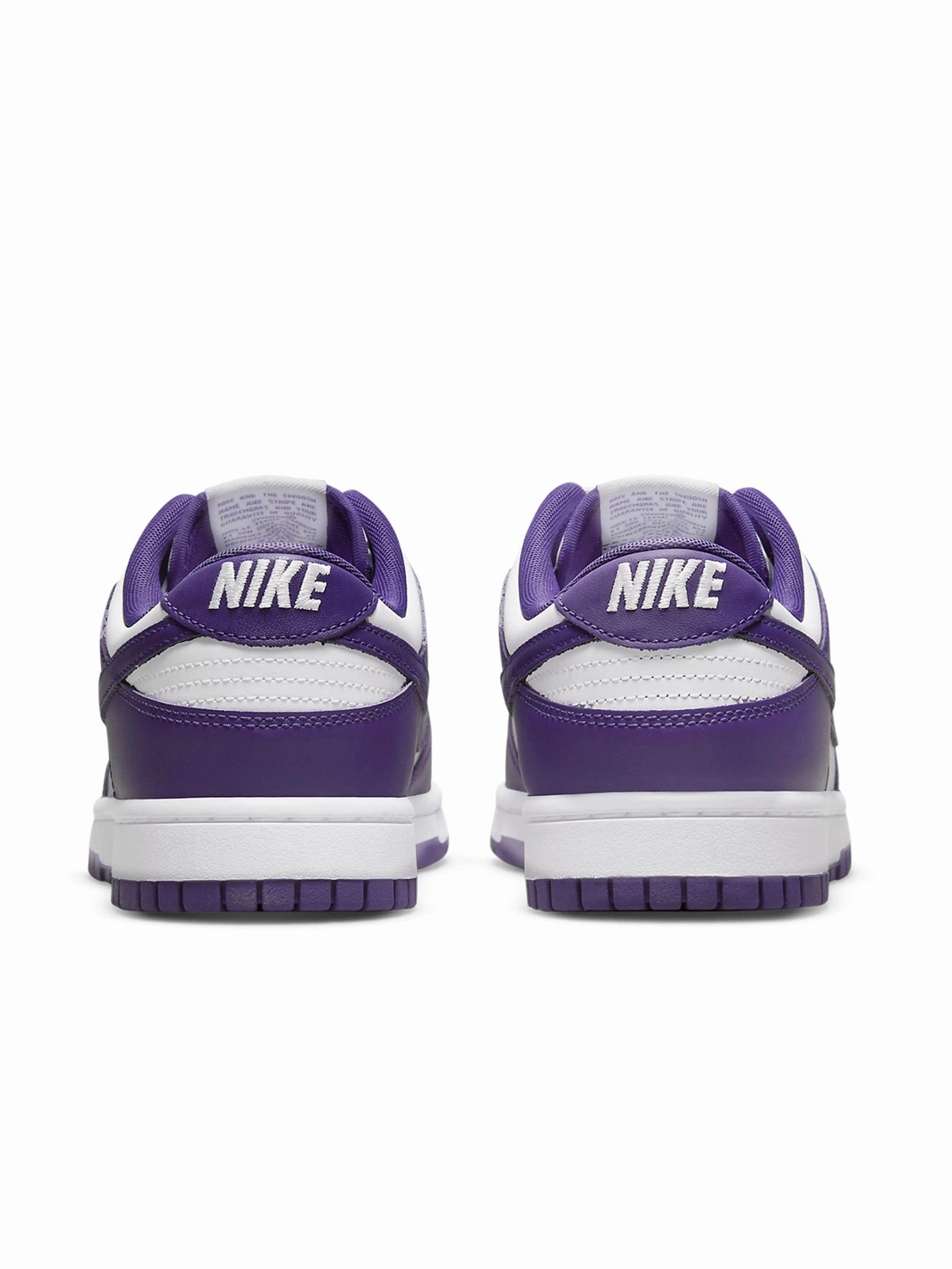 wide - fit running gear Nike Dunk Low Championship Court Purple