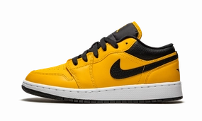 Adaptable Fit Woven Texture Air Jordan 1 Low GS "University Gold / Black"