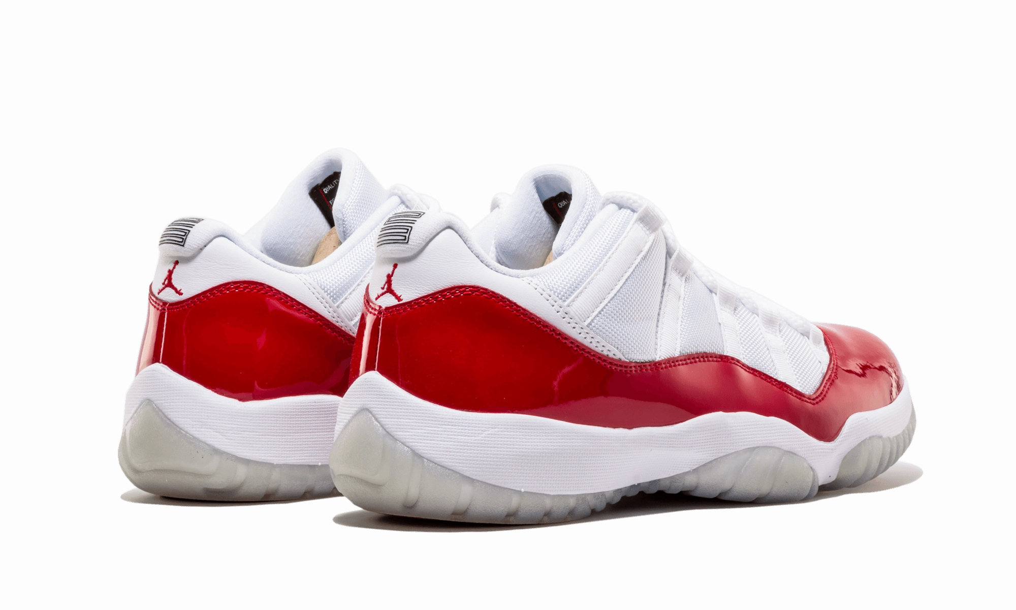 concrete running leather - upper - feature shoes Air Jordan 11 Retro Low "Cherry"