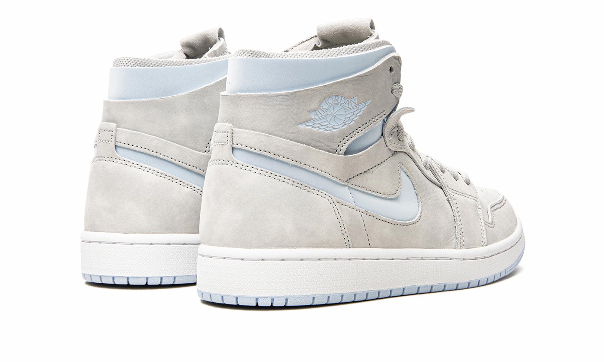 AIR JORDAN 1 HIGH ZOOM CM WMNS "Grey Fog" Sculpted Design Optimal ease