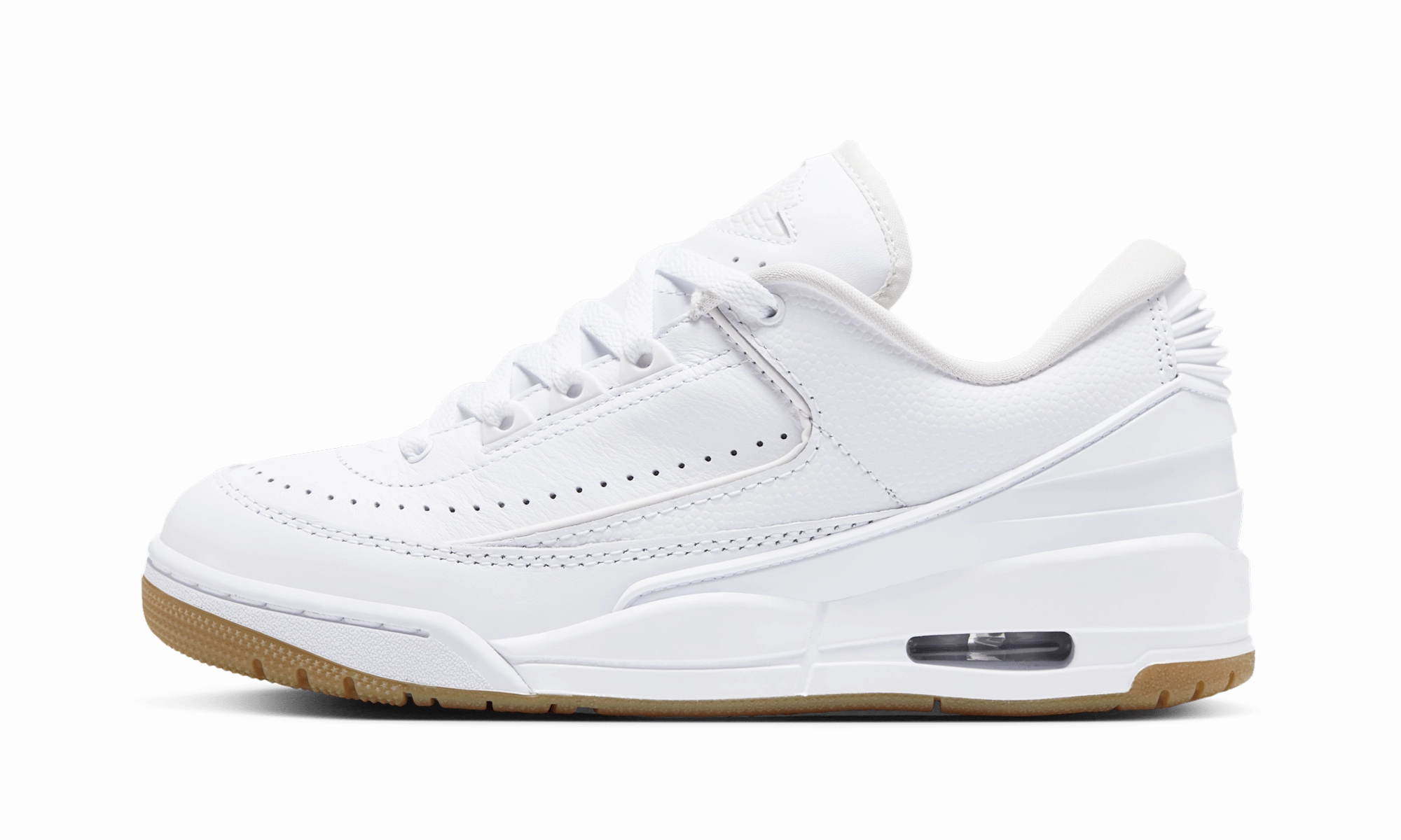 Jordan 2/3 WMNS "White Gum" Everyday Use Athletic Look