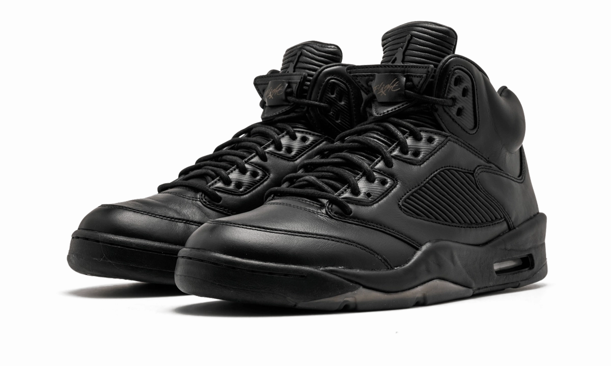 Air Jordan 5 Retro Prem "Black" Anti - fog All - gender