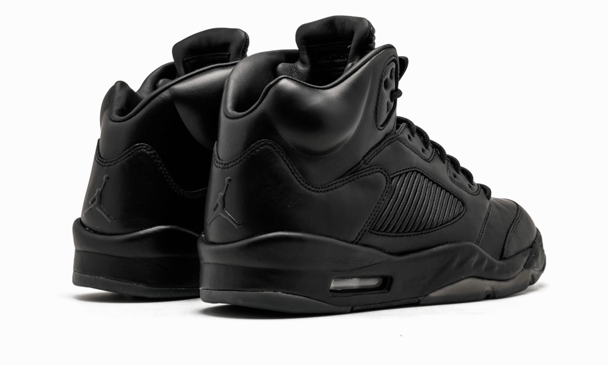 shoe length Air Jordan 5 Retro Prem "Black"