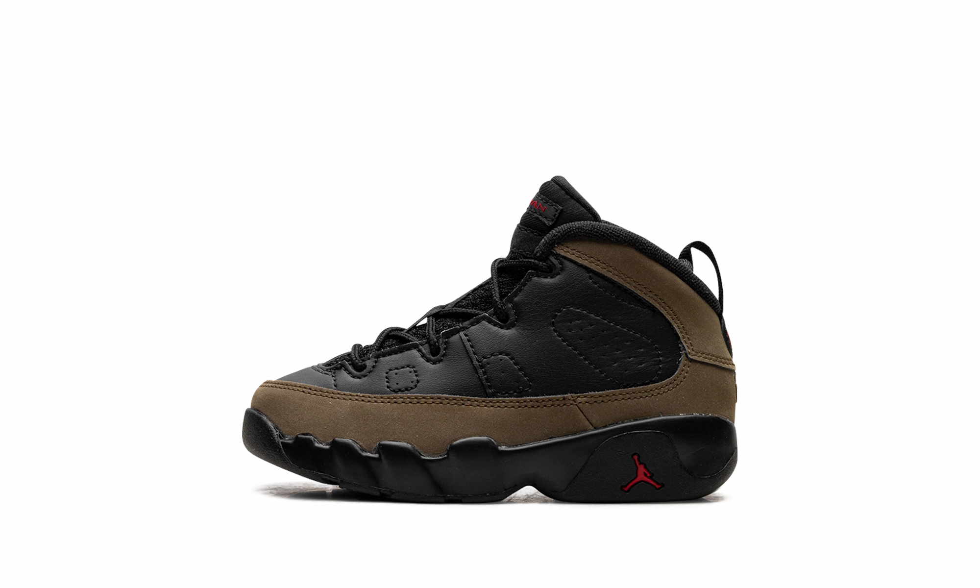 youth athletic footwear long - lasting - durability shoes Air Jordan 9 TD "Olive 2024"