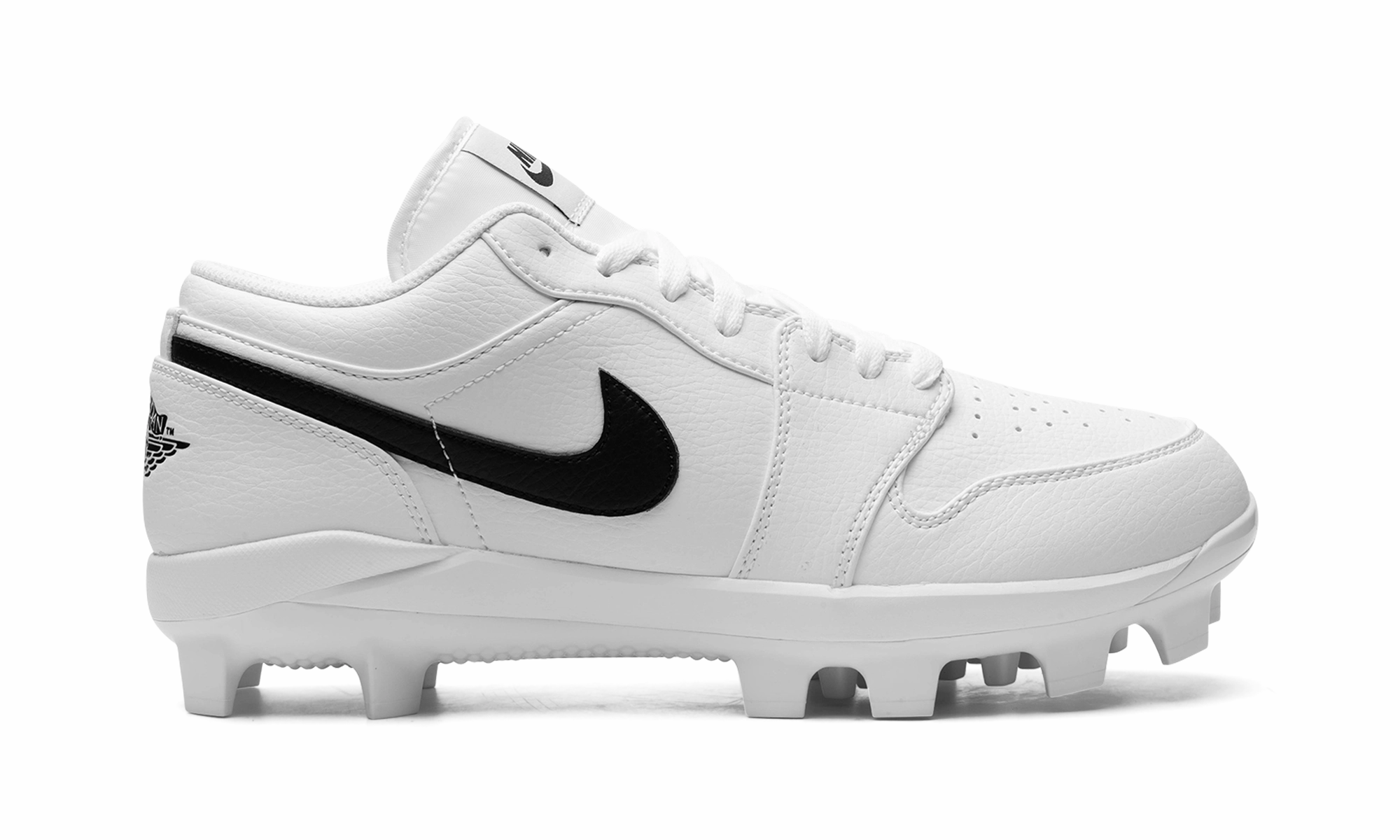 Air Jordan 1 Retro MCS Low "White Black" Stylish Sole