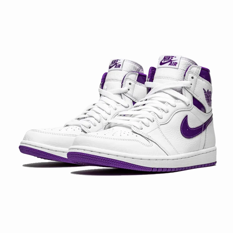 Air Jordan 1 High Court Purple narrow - base shoes running in the cold
