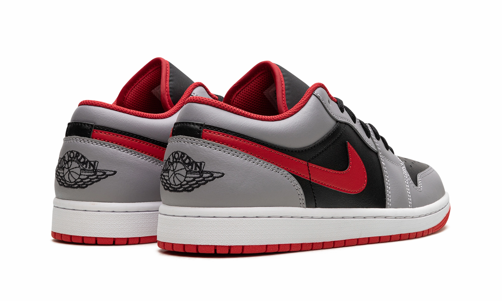 Slim Form Performance Style Air Jordan 1 Low "Black Cement Grey"