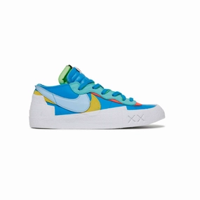 sustainable - feature shoes KAWS x sacai x Blazer Low Neptune Blue