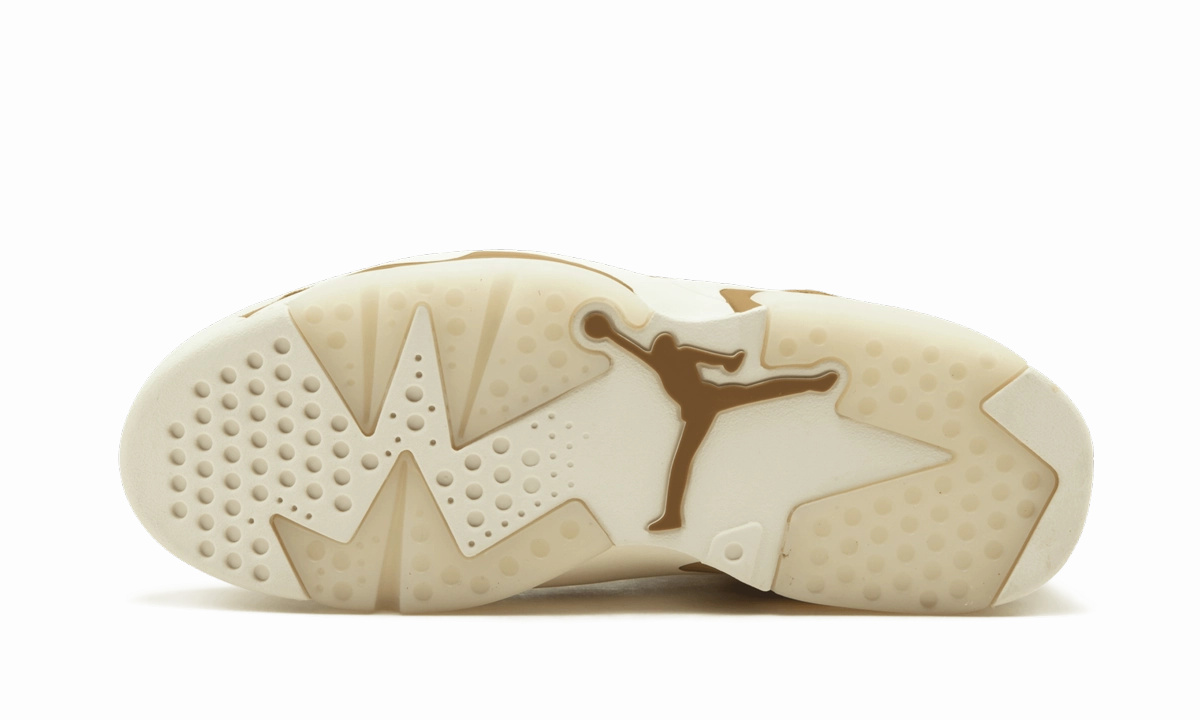 latex insole shoes custom - designed shoes Air Jordan 6 Retro "Golden Harvest / Wheat"