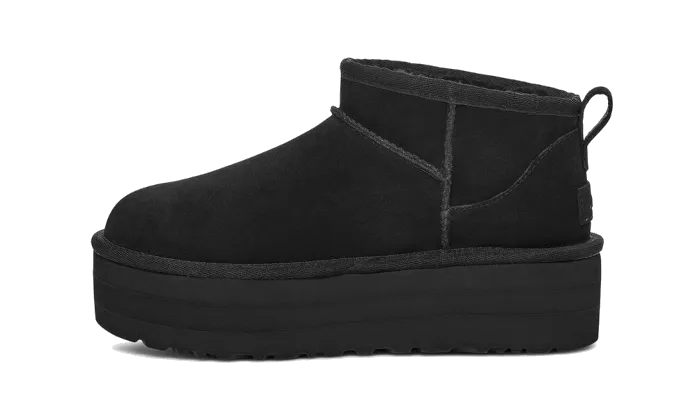 Style Flow Cold Shield UGG Classic Ultra Mini Platform Boot Black