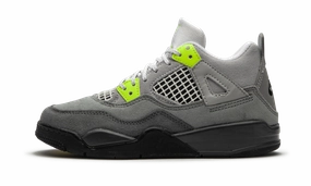 Dynamic Fit Iconic Footwear Air Jordan 4 Retro SE PS "Neon"