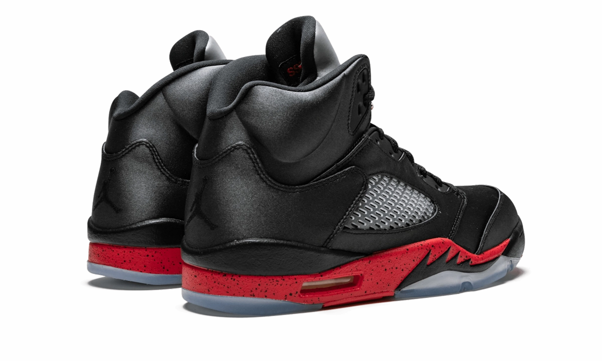 Air Jordan 5 Retro "Satin Bred" breathable - lining shoes