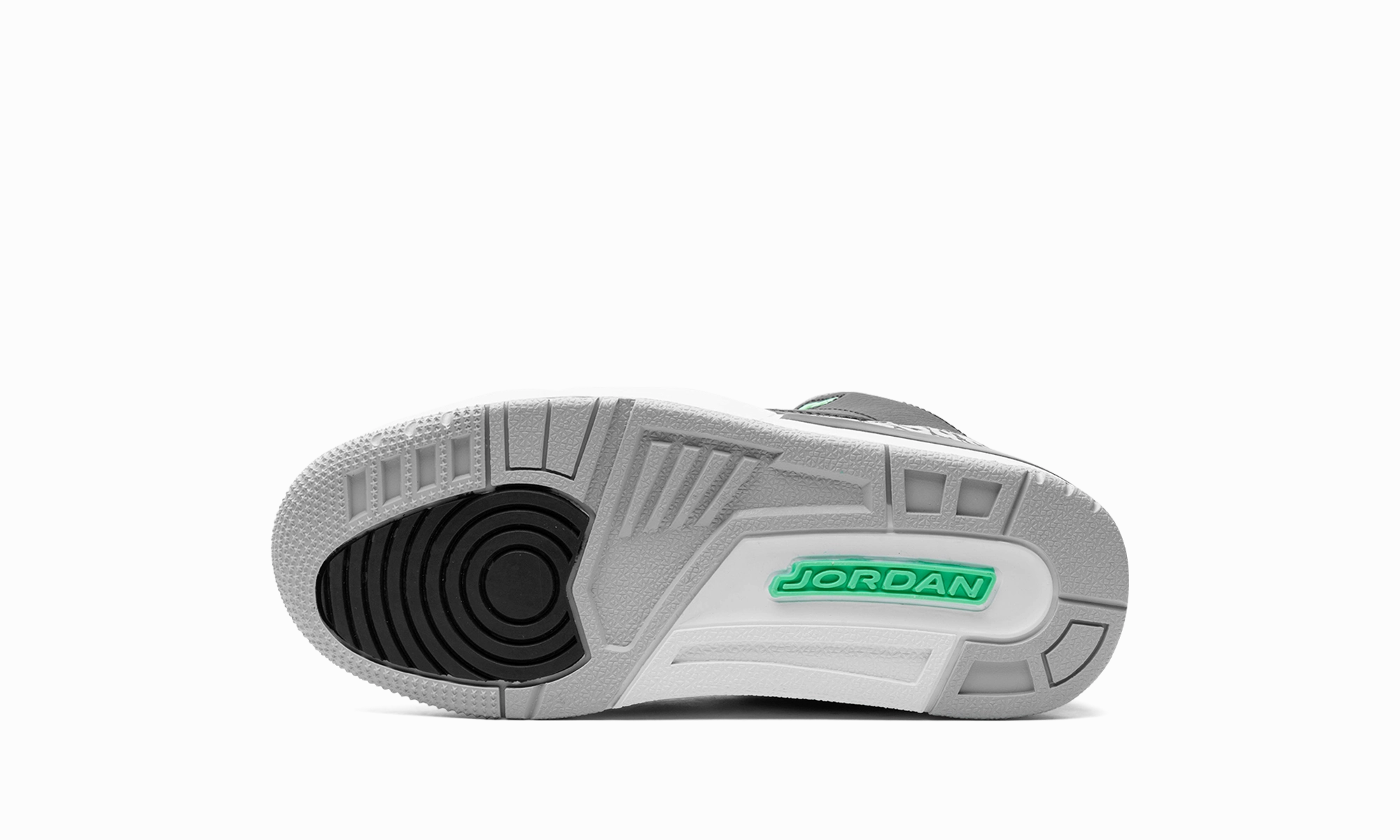 Air Jordan 3 PS "Green Glow" Step Ease Running Shoes