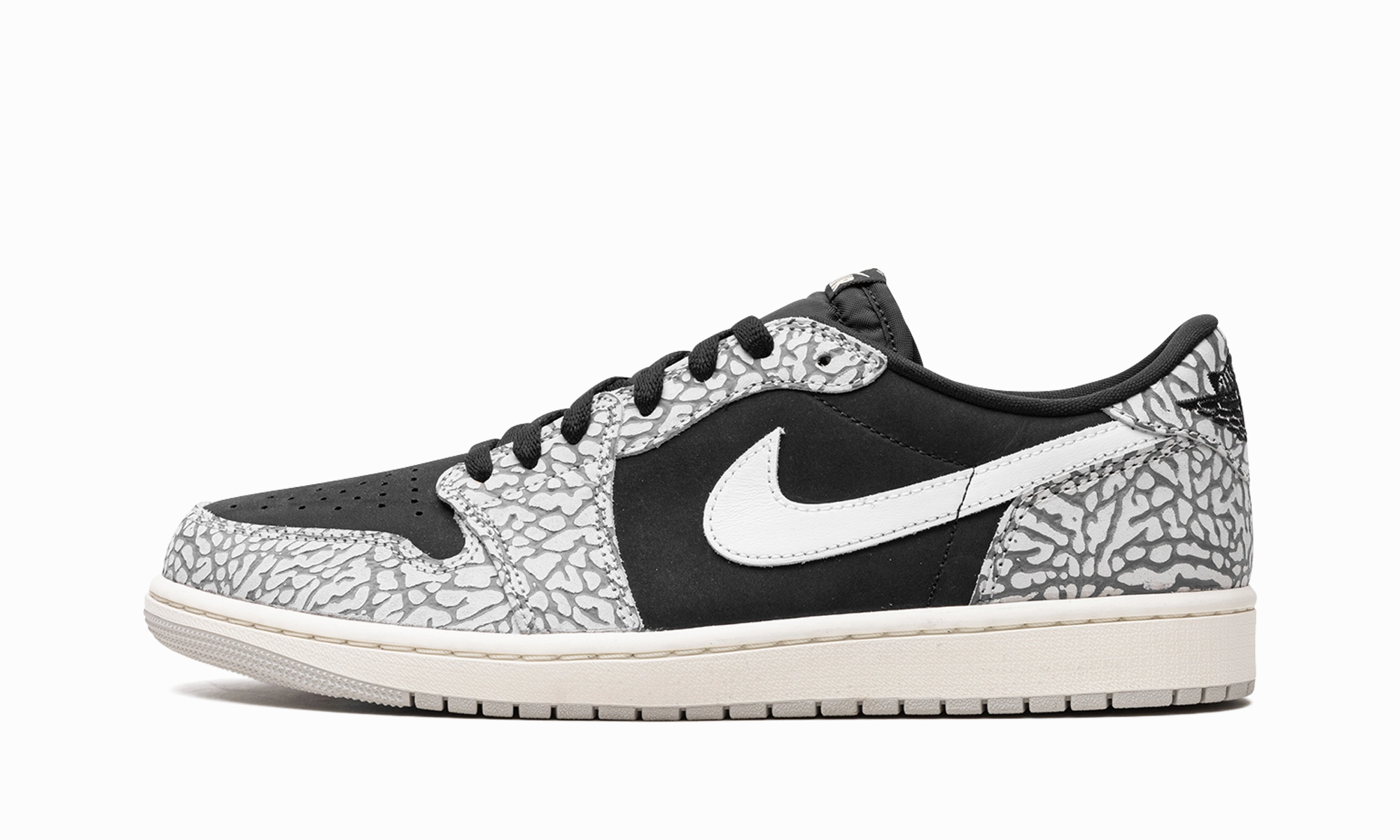 Air Jordan 1 Low "Black Elephant" All-day lining