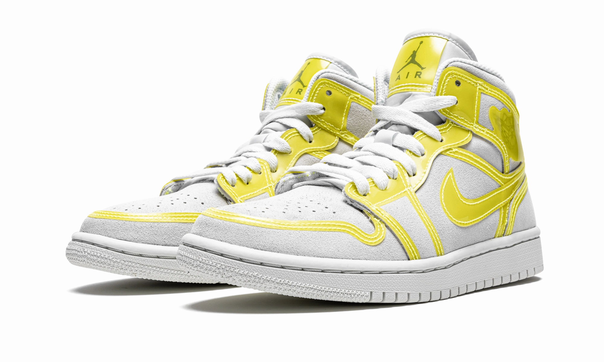 AIR JORDAN 1 MID LX WMNS "Opti Yellow" Trend-setting arch