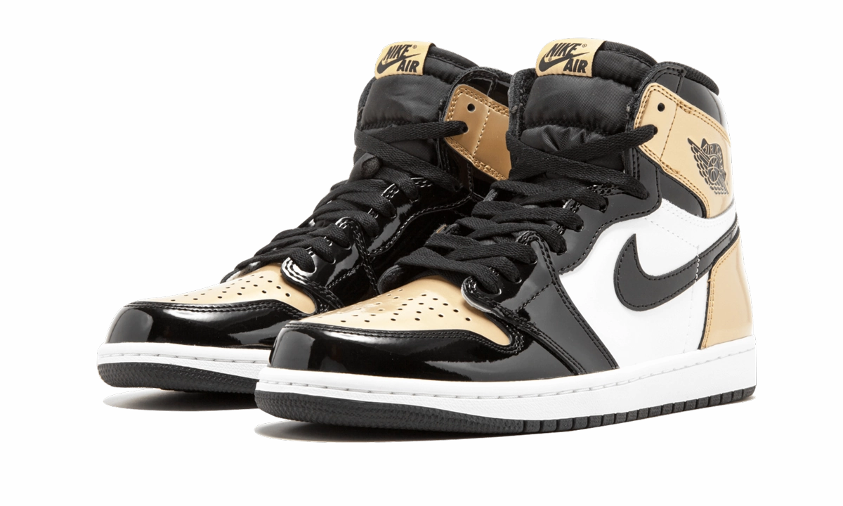 Stretch Laces Air Jordan 1 Retro High OG NRG "Gold Toe"