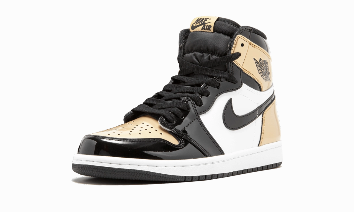 Air Jordan 1 Retro High OG NRG "Gold Toe" Pu Upper