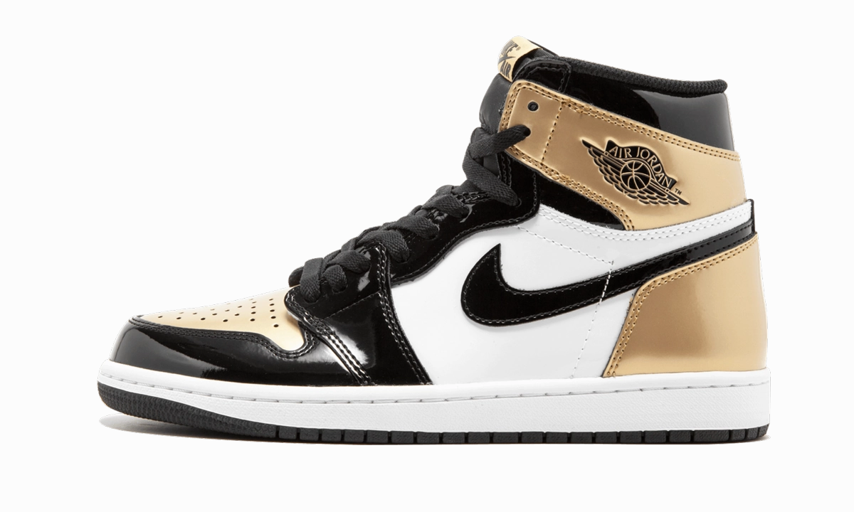 Impact Support Long-Distance Walking Air Jordan 1 Retro High OG NRG "Gold Toe"