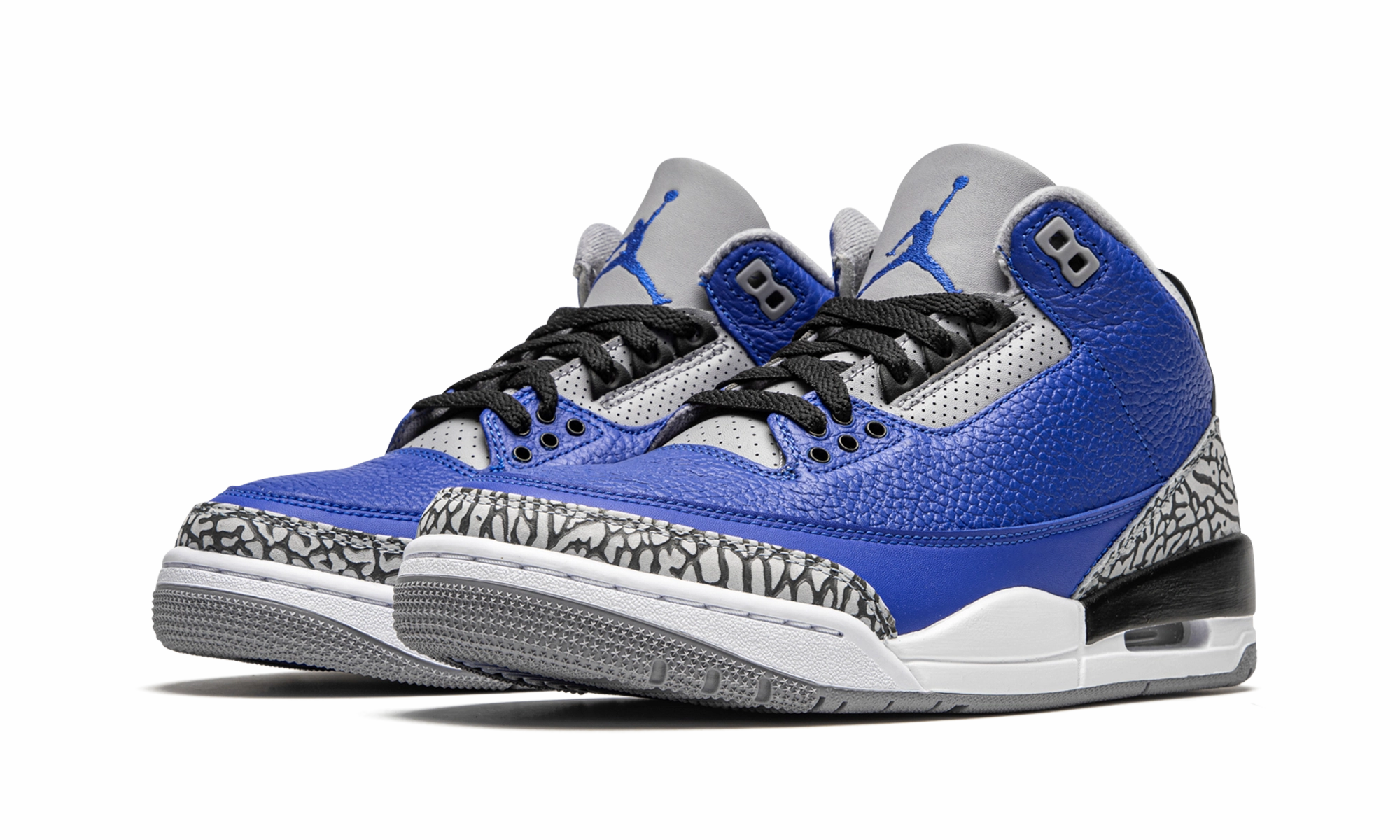 Multi-sport Basic Casual Air Jordan 3 Retro "Blue Cement"