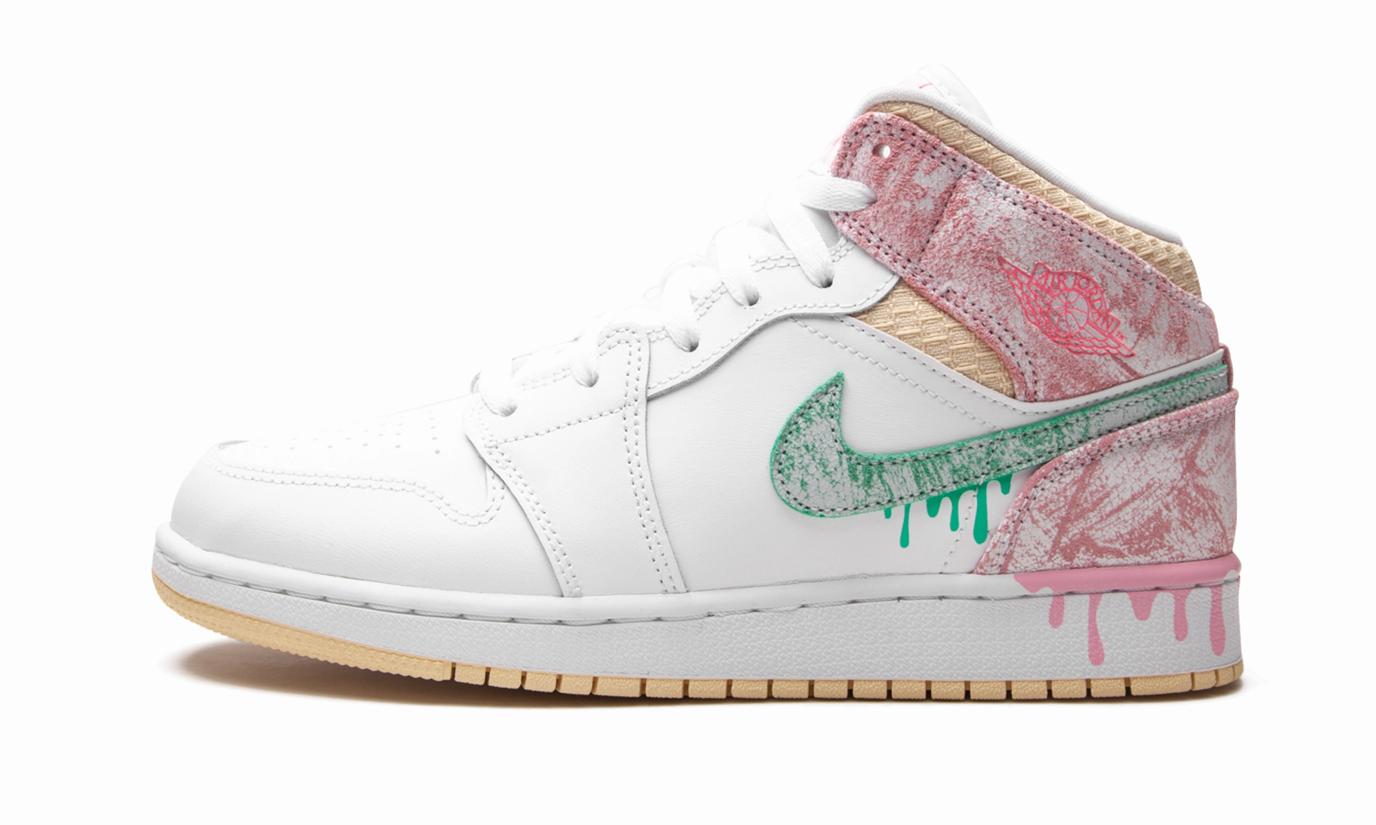 Slim flair Air Jordan 1 Mid SE GS "Ice Cream"