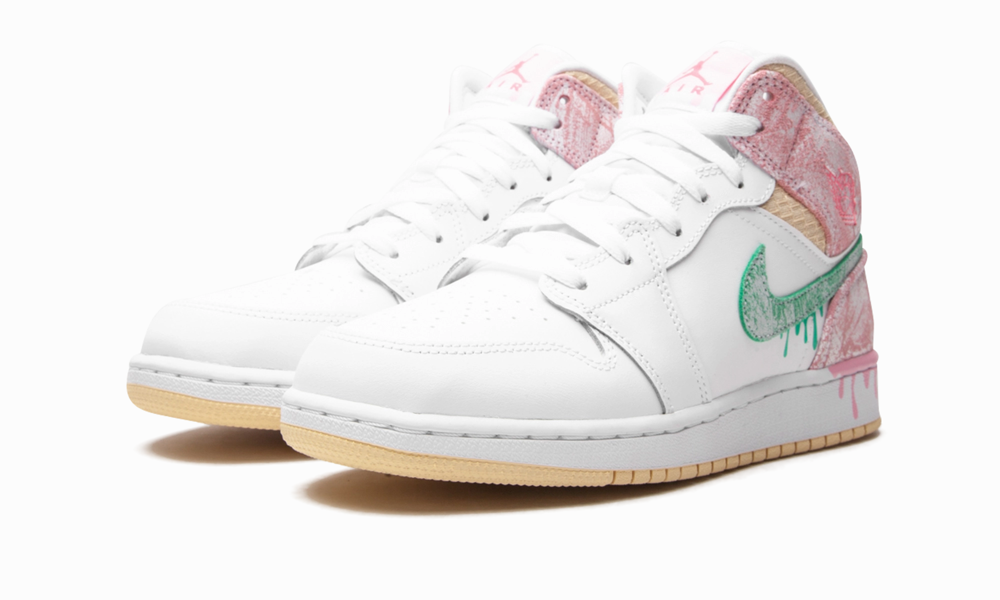 Energy Rush Durable piece Air Jordan 1 Mid SE GS "Ice Cream"
