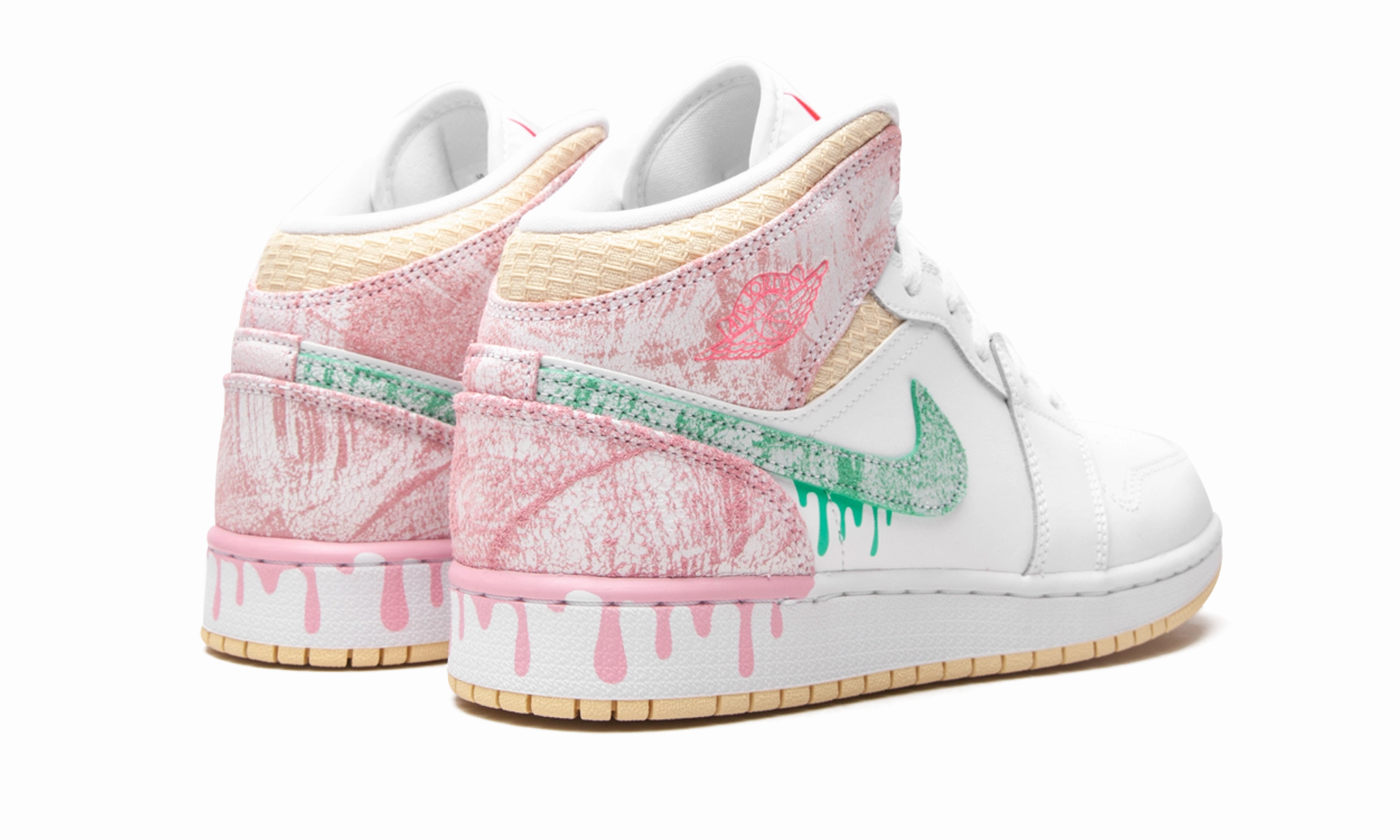 Air Jordan 1 Mid SE GS "Ice Cream" Vent Mesh