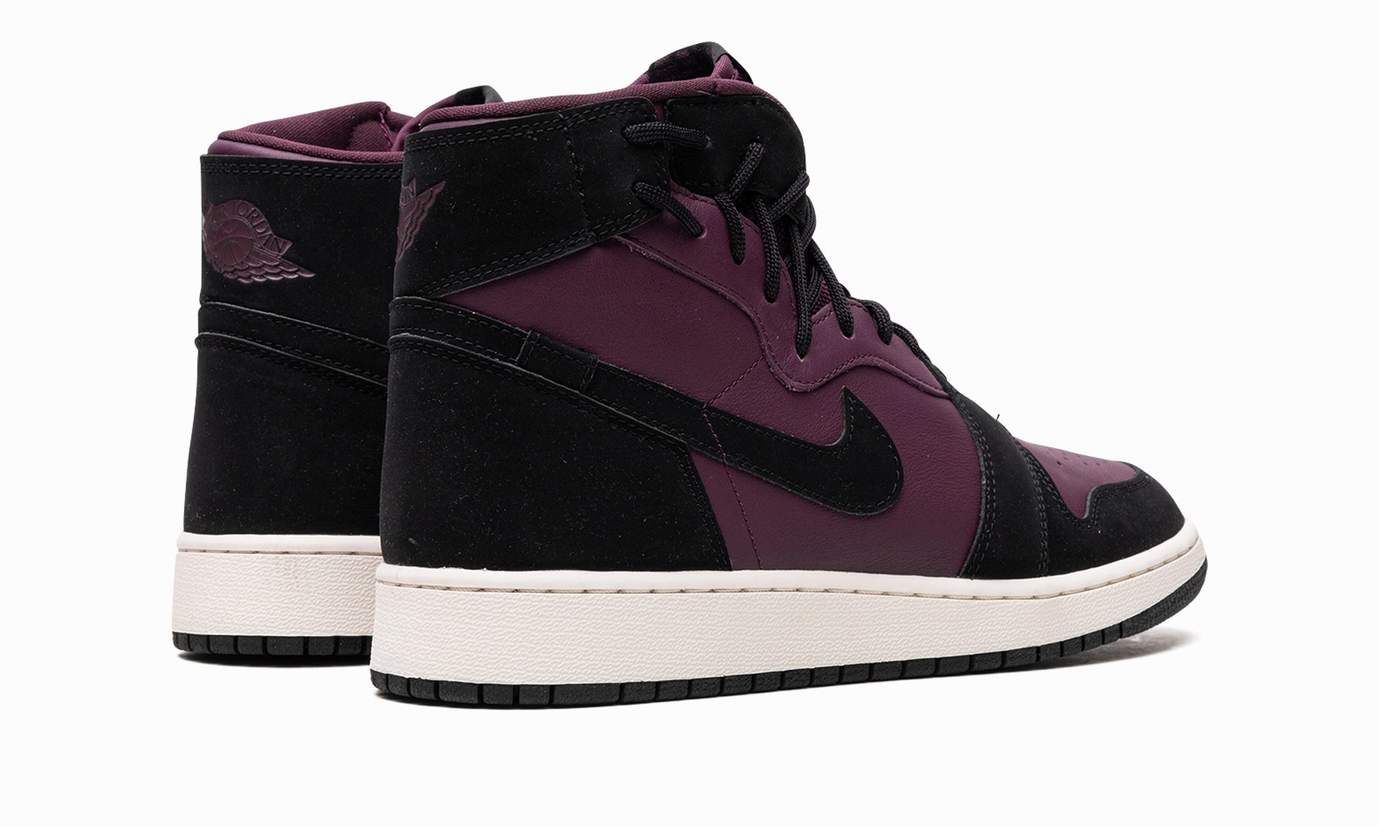 AIR JORDAN 1 REBEL XX WMNS "Bordeaux" Smooth Step Classy Touch