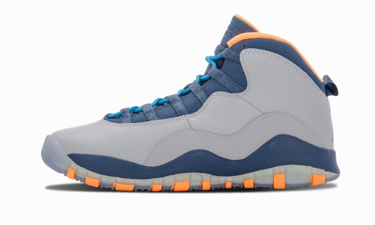 Air Jordan 10 Retro GS "Bobcats" long - distance running footwear