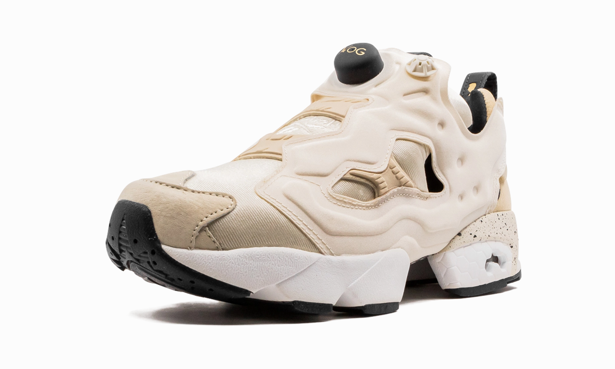 running in a suspension bridge area shoes rubber outsole shoes Instapump Fury 1st OG