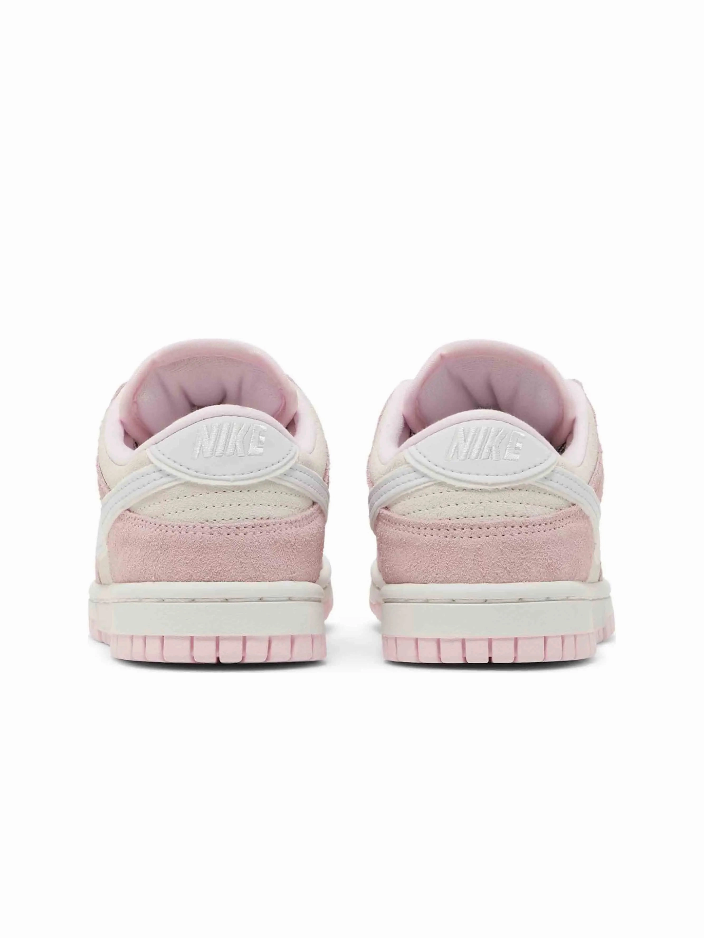 Nike Dunk Low LX Pink Foam (W) running with compression socks
