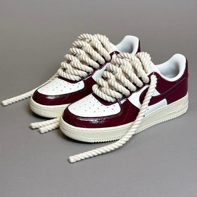 antibacterial - feature shoes Efficient Support Nike Air Force 1 Patent "Rope Laces Cream" V2