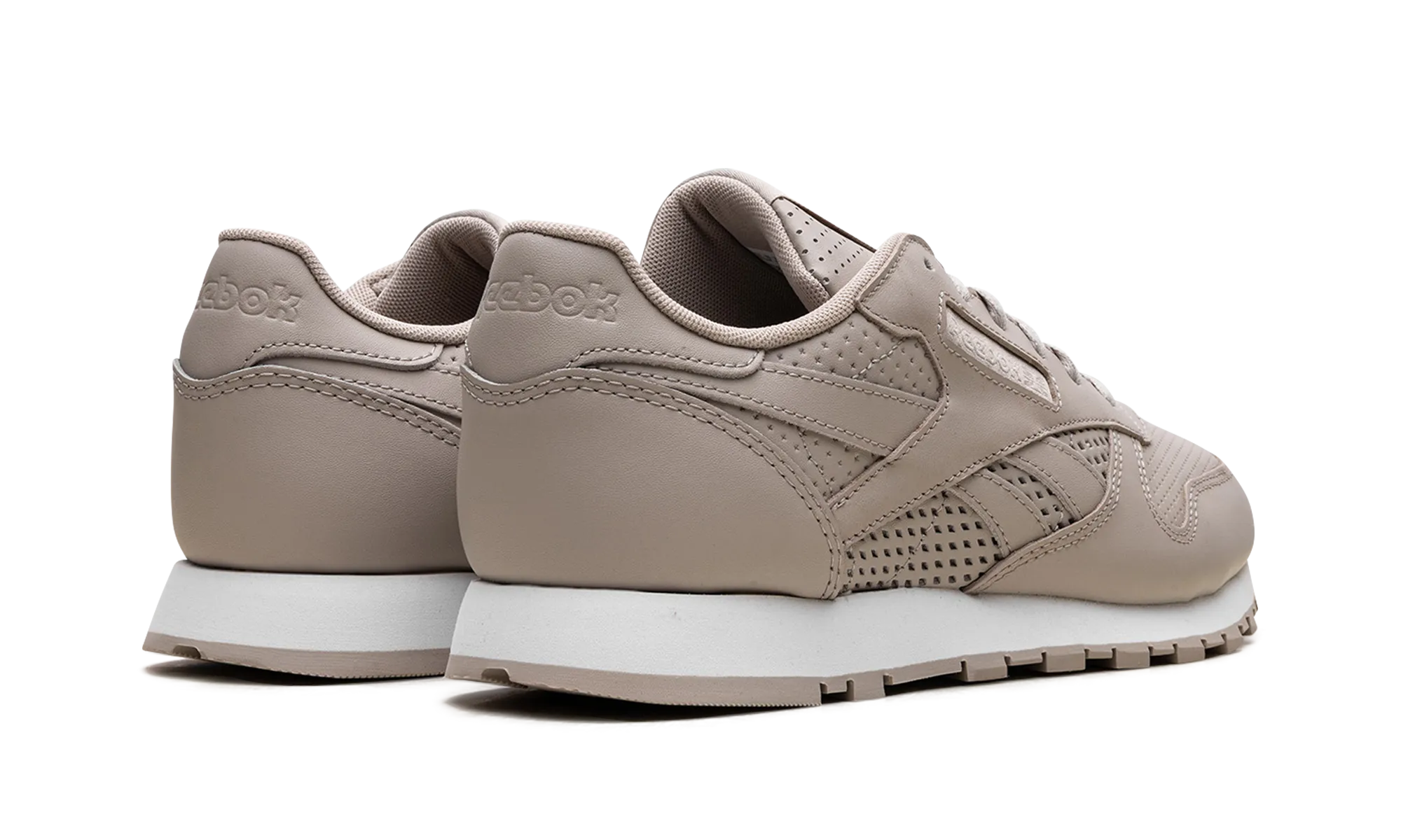 Classic Leather "Light Sand / White" running in snow shoes Foot Structure