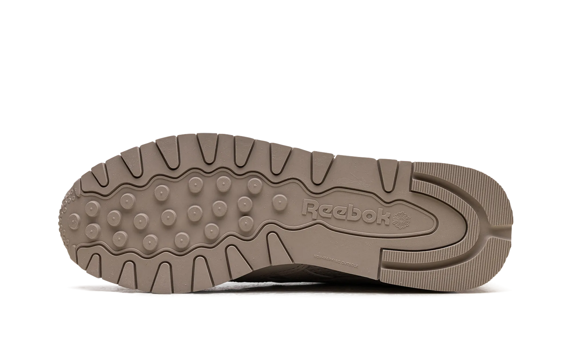 Classic Leather "Light Sand / White" running in dry conditions Breathable Upper Shoes