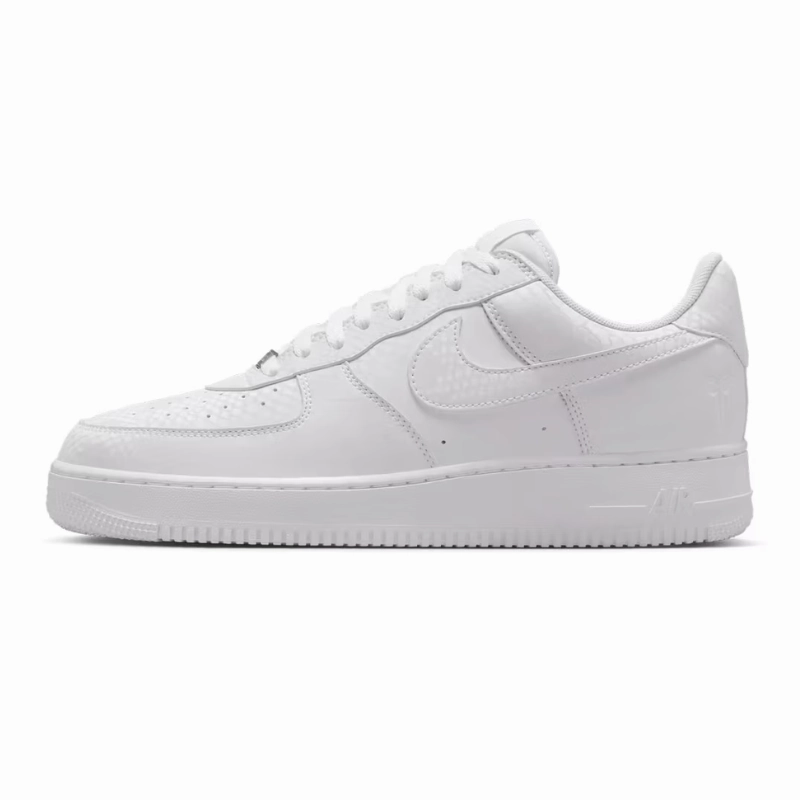 Foot - stability goal - setting Nike Air Force 1 Low Kobe Bryant Forever White