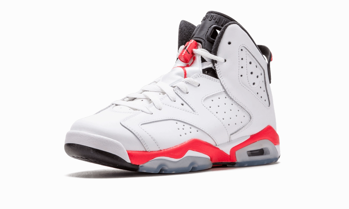 Air Jordan 6 Retro GS "Infrared" rainy - day shoes Soft Lining Shoes