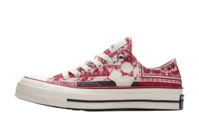 Current Hike Smart Footwear Chuck 70 Low WMNS "Isabel Marant - Red Bandana Scarf"