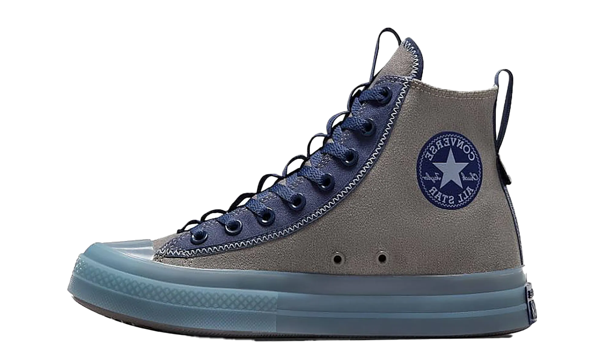 Chuck Taylor All Star CX Explore High "Origin Story Grey / Uncharted Waters Blue" Step Trend
